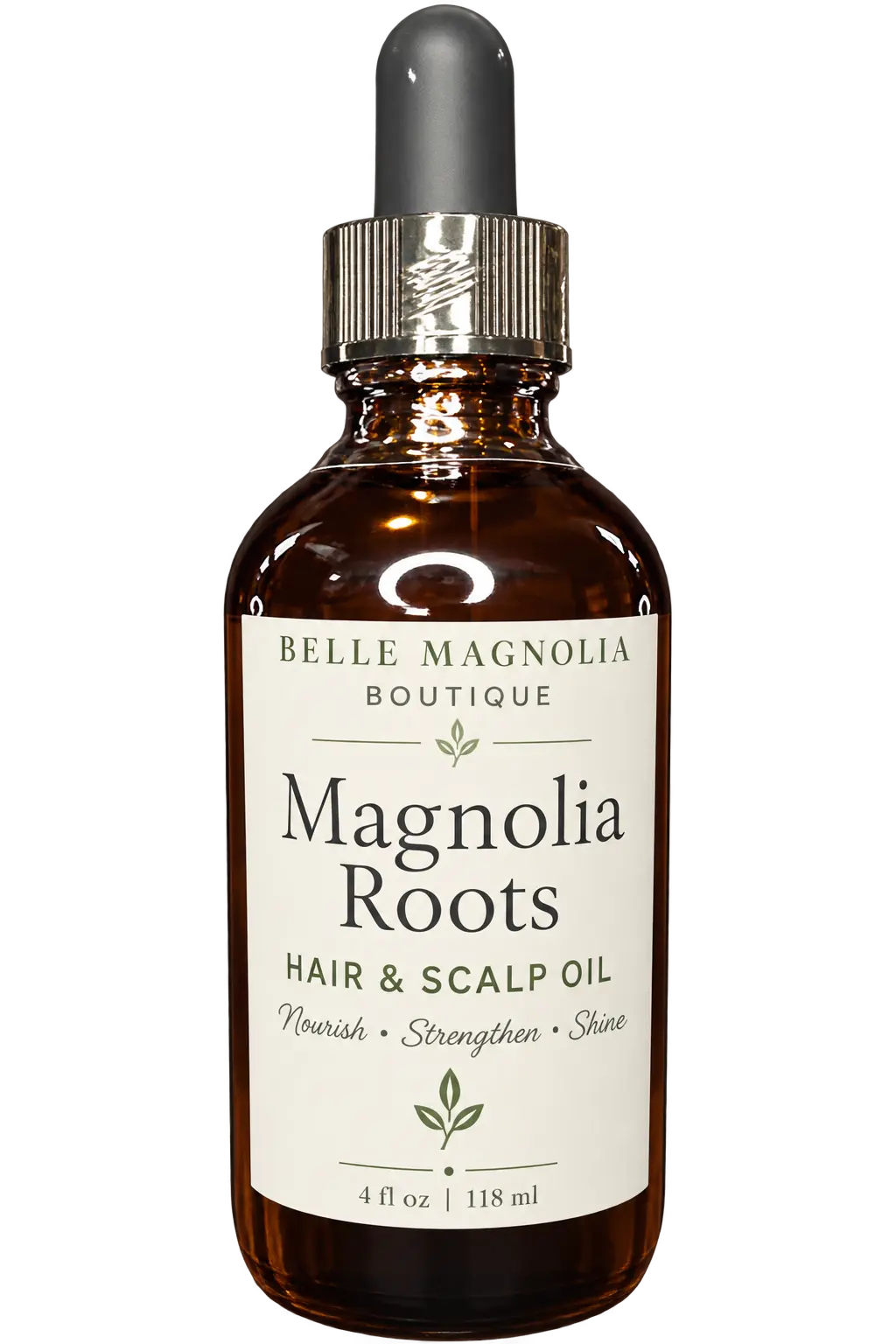 Belle Magnolia Magnolia Roots Hair and Scalp Oil dropper bottle
